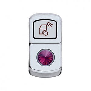 "Load Light" Rocker Switch Cover With Purple Crystal, 45142