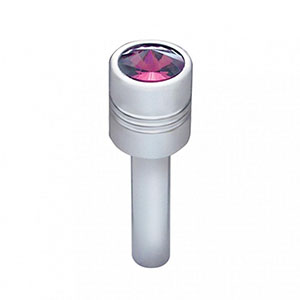 Chrome Door Lock Knob With 9/16