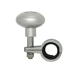 Heavy Duty Steering Wheel Spinner - Liquid Silver, 70366