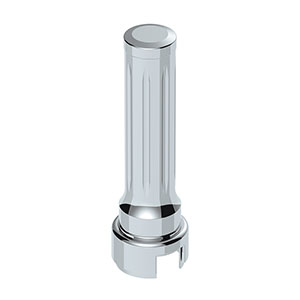 Thread-On Dallas Style Gearshift Knob With 13/15/18 Speed Adapter - Chrome/Vertical, 70624