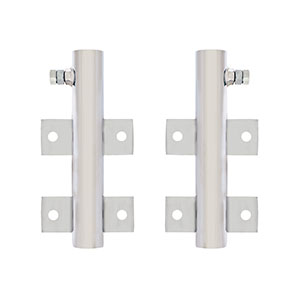 Warning Flag Holder - Chrome (Pair), 88514