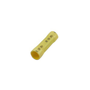 12-10 AWG Vinyl Butt Connector (50-Pack), 98004