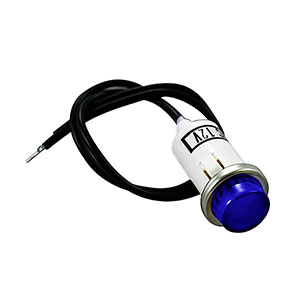 16 Amp 12V Amber Warning Light w/ 1/2