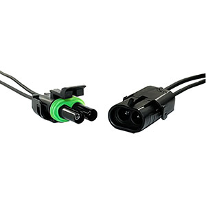 14 AWG Weather Pack Assembly M/FM Double Cavity, 1 Set., 98391