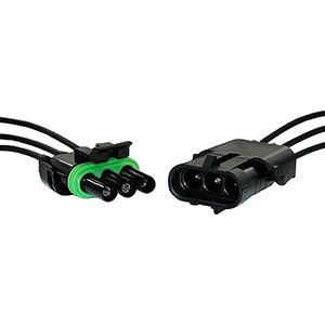 14 AWG Weather Pack Assembly M/FM Triple Cavity, 1 Set., 98392