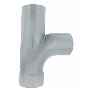 Universal Aluminized 5" Y Pipe - 11-1/2" W x 16-1/4" L, Y90-5-16